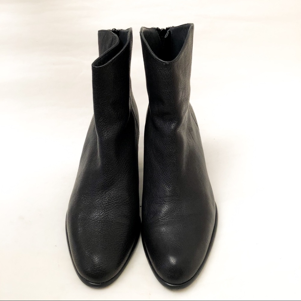 SOLD Stuart Weitzman Ankle Boots with Block Heels - Picture 2 of 8